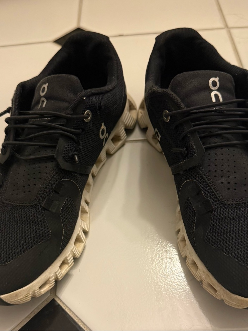 On Running Running Women’s Black Running Shoes, Size 8